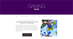 Desktop Screenshot of gaming-blog.net